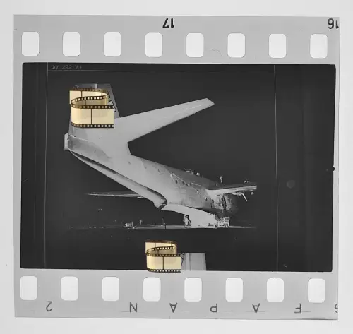 Negativ 4x3,5cm - Flugzeug - Blohm & Voss - BV 222 Wiking - Flugboot