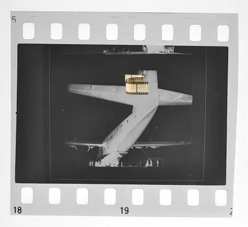 Negativ 4x3,5cm - Flugzeug - Blohm & Voss - BV 222 Wiking - Flugboot