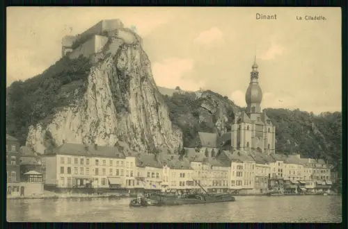 AK 1. WK - Dinant La Citadelle Belgien Feldpost 1917 gelaufen 6 Komp I.R. 49