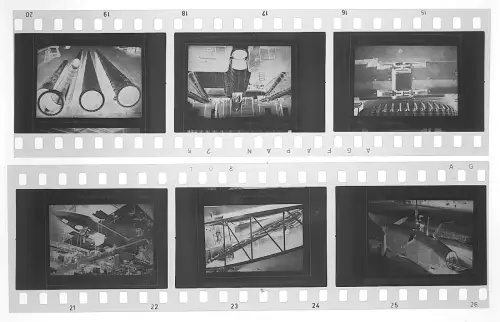 6x Negativ 4x3,5cm  Flugzeug Blohm & Voss BV 222 Wiking - Technik u.a. Ansichten