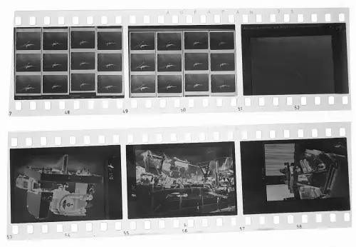 6x Negativ 4x3,5cm - Blohm & Voss BV 143 - Gleitbombe - Technik Abbildungen Foto