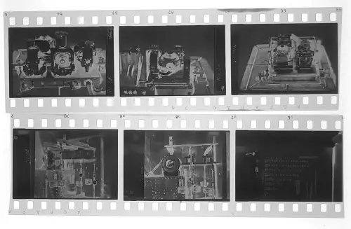 6x Negativ 4x3,5cm - Blohm & Voss BV 143 - Gleitbombe - Technik Abbildungen Foto