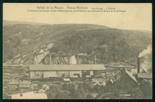 1. WK - Vireux-Molhain Eisenwerk Maastal - 6. Pomm. Inf. Rgt. 49 - Feldpost 1917