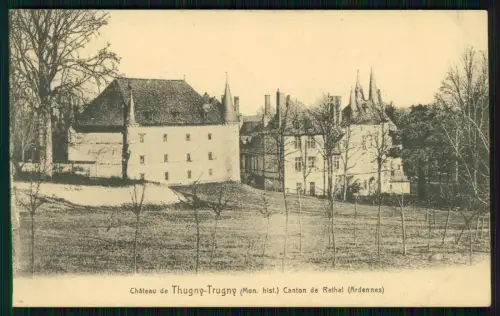 1. WK - Schloss Thugny-Trugny - Rethel - 6. Pomm. Inf. Rgt. 49 - Feldpost 1917