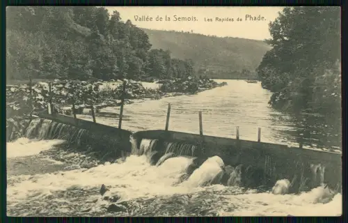 1. WK  Semois-Tal Stromschnellen von Phade 6. Pomm. Inf. Rgt. 49 - Feldpost 1917