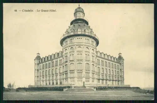 1. WK - Zitadelle Das elegante Grand Hôtel 6. Pomm. Inf. Rgt. 49 - Feldpost 1917