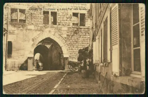 1. WK - Coucy le Chateau Tor von Laon - 6. Pomm. Inf. Rgt. 49 - Feldpost 1917