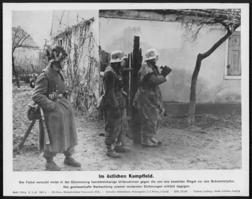 Wehrmacht Soldaten Kampffeld deutsche Soldaten Sicherungs Beobachtungsaufgaben