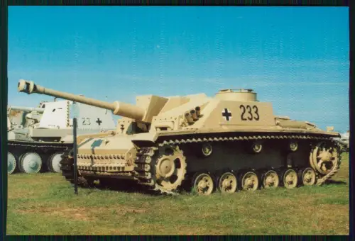 Foto 15x10cm - Panzer Tank - Sturmgeschütz III Ausführung G StuG III Ausf. G