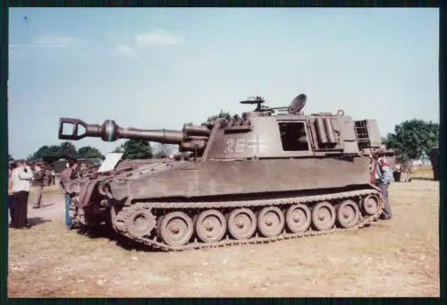 Foto 15x10cm - Panzer Tank - M109 Panzerhaubitze - Variante M109G der Bundeswehr