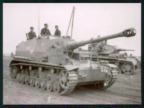 Foto 15x10cm - Panzer Tank - 10,5 cm K 18 auf Panzerselbstfahrlafette Dicker Max