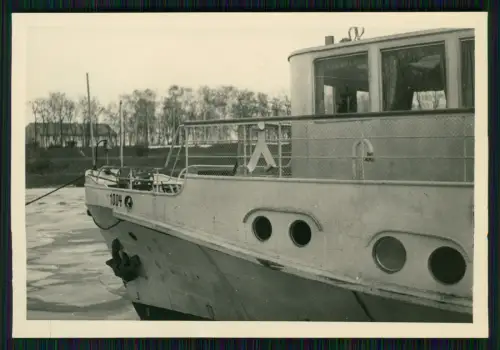 7x Foto - Boizenburg Rosslau VEB Elbewerft - Werftarbeiter an Bord Schiffbau DDR