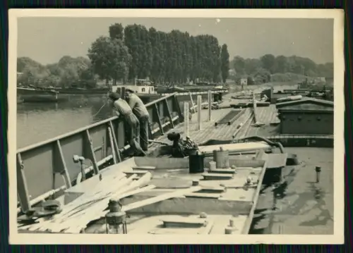 6x Foto - Boizenburg Rosslau VEB Elbewerft - Werftarbeiter an Bord Schiffbau DDR