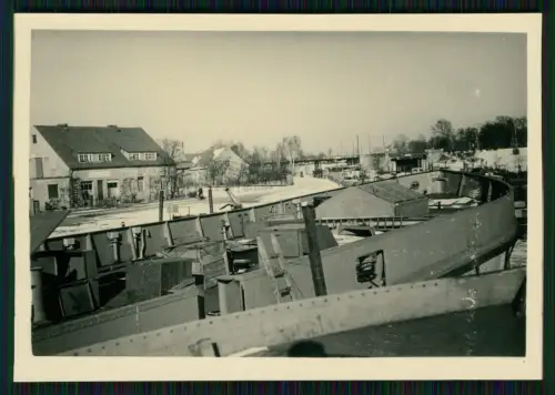 6x Foto - Boizenburg Rosslau VEB Elbewerft - Werftarbeiter an Bord Schiffbau DDR