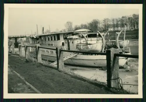 6x Foto - Boizenburg Rosslau VEB Elbewerft - Werftarbeiter an Bord Schiffbau DDR