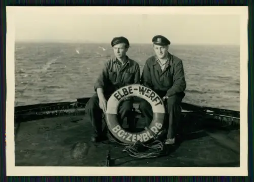 6x Foto - Boizenburg Rosslau VEB Elbewerft - Werftarbeiter an Bord Schiffbau DDR