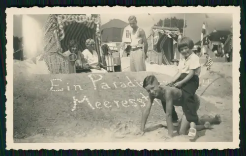 8x Foto - Dahme Ostsee Erwachsene Kinder Strandkörbe Segelboot - Badeszenen 1933