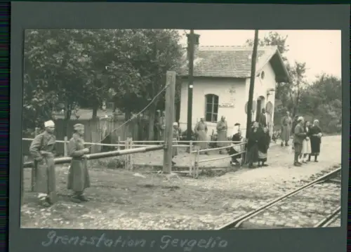 Foto - Bahnhof Grenzstation Gevgelija Gevgelis Nordmazedonien Griechenland 1943