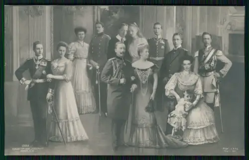 AK - Familie von Kaiser Wilhelm II. 1907 -  Verlag Gust. Liersch & Co. in Berlin