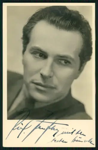 Richard Häussler Portrait - Schauspieler Original Autogramm Karte - Ross Verlag