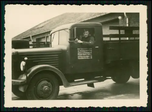 Foto - Soldat Wehrmacht im Fahrzeug - Büssing-NAG Typ 500 S Lkw