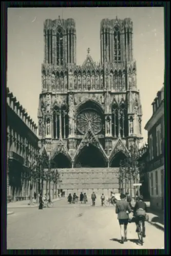 11x Foto Soldaten Wehrmacht - Frankreich Einsatz Kirchen und andere Ansichten