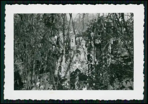 7x Foto Rheinzabern Saverne Pfalz - im Park Schlössern Burgen nachempfunden 1940