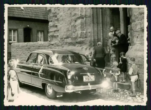 Foto - Opel Kapitän 1953-56 - Kenzeichen R23-5795 - Goldene Hochzeit 1950er
