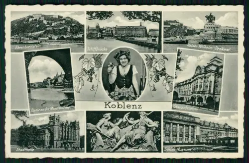 AK - Koblenz Rhein Mosel Ehrenbreitstein - Feldpost 1941 gel. Stempel 2. inf....
