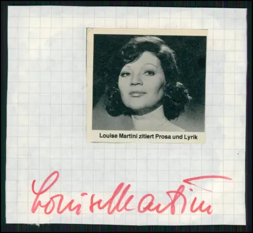 5x signiert Louise Martini Irmgard Bienen Dagmar Biener Ruth Pfordt I. Hallstein