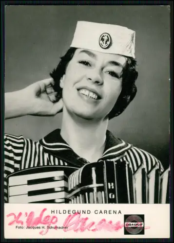 5x Karte - signiert - Hildegund Carena Regina Thoss Monika Strauch Valente Staal