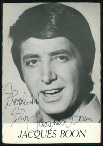 5x Karte signiert - Jacques Boon Max Greger Jimmy Thomas Claus Holm Kurt Stadel