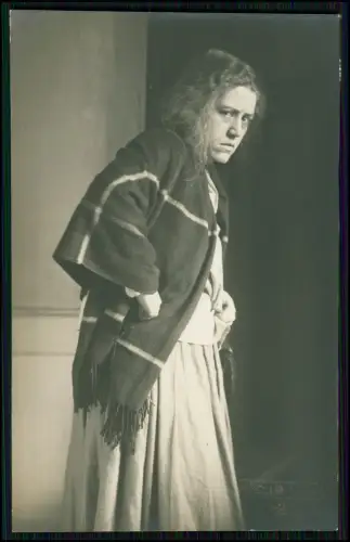 5x AK alte Postkarten - Jugendstil Frauen Schauspielerinnen mit Namen - 1900-20