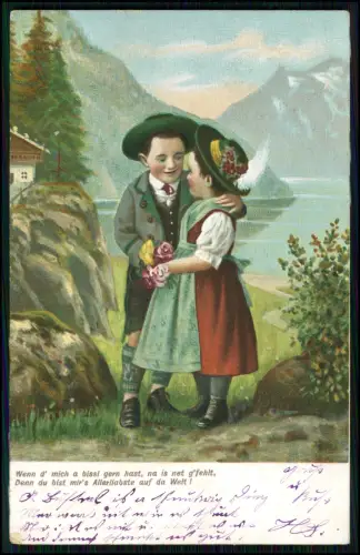 10x AK - Kinderkarten liebevolle Motive Glückwunsch u.a. Szenen 1900-30 gelaufen