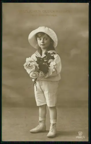 12x AK - Kinderkarten liebevolle Motive Glückwunsch u.a. Szenen 1900-30 gelaufen