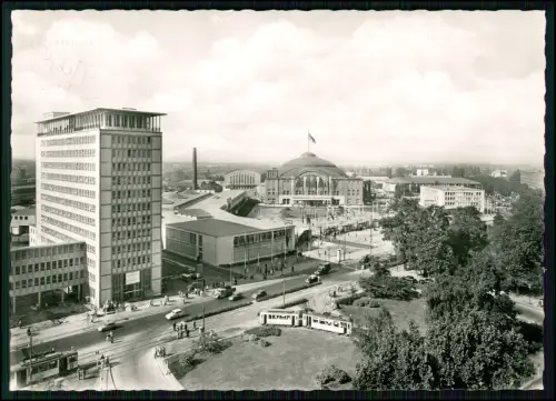 7x Echt Foto AK - Messegelände Frankfurt am Main - u. andere Frankfurt Ansichten
