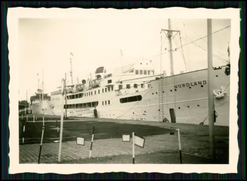 7x Fotos - Fährschiff MS Nordland am Ostpreußenkai - u.a. Travemünde Lübeck