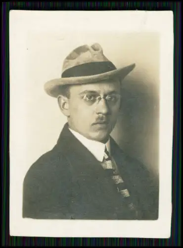 11x Foto - Herren-Portrait im Passfoto Format - ca. 4-5 oder 6x4cm - 1920er-50er