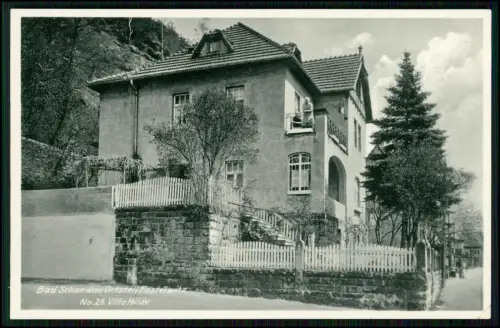 AK - Bad Schandau Postelwitz - Villa Hilde Sachsen Elbsandstein Architektur 1939
