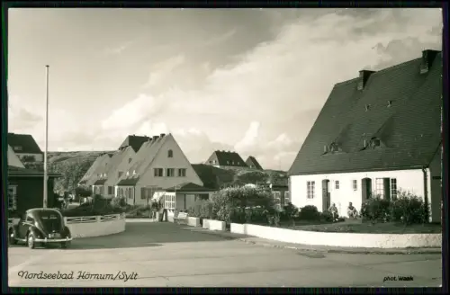 8x AK u. Foto - 14x9cm - Hörnum u.a. Sylt - Wohnhäuser Straße - Nordseebad Insel