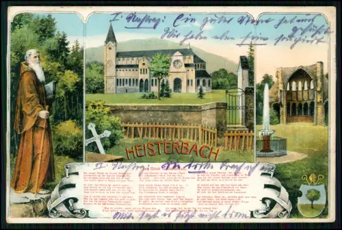 AK - Heisterbach Kloster Ruine - Siebengebirge Rhein - 1916 gelaufen