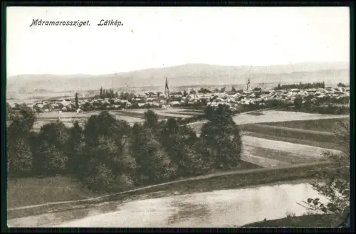 AK - Máramarossziget - Sighetu Marmației Flusslandschaft Ortsansicht Ungarn 1910