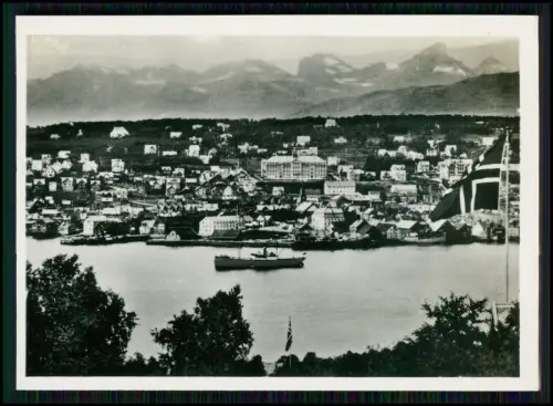 12x Foto - Norwegen Norge Städte Dörfer u.a. Motiv - Titel auf Rückseite um 1940