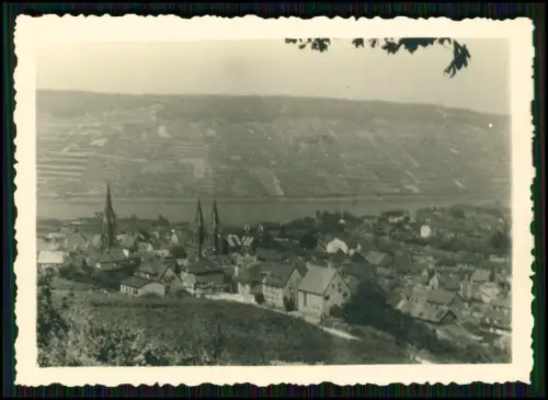 4x Foto - Königswinter Drachenfels Flugzeug Rundfahrt Rhein Schaufelraddampfer