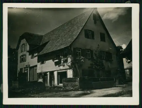 Foto 12x9cm - Spielberg ? Altensteig im Schwarzwald - Hausansicht um 1910