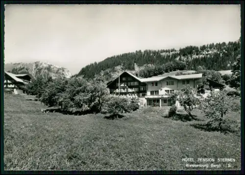 2x Foto AK - Weissenburg Bergli Berghotel Sternen - Schweiz Alpen Hotel Panorama