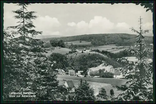AK Detmold Lippe Berlebeck Blick zur Adlerwarte - Cekade Karte Dortmund