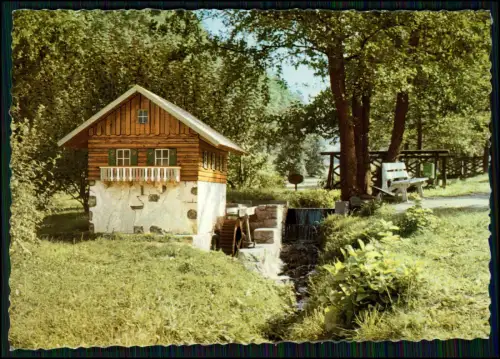 2x AK - Annweiler am Trifels - Mühle in den Markwardanlagen und Schwanenweiher