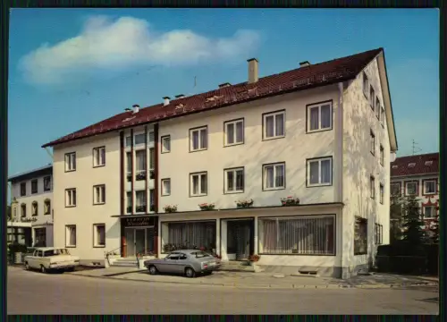Foto AK - Kurheim Freuschle - Bad Wörishofen Obere Mühlstr. 3 - Straße Haus PKW