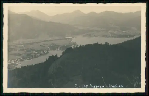 8x Foto AK - Tegernsee Bayern Rottach-Egern - und Umgebung Panorama Berge 1929
